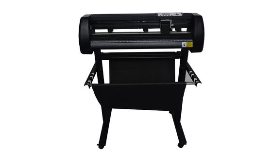 Black 720mm Al Roller 28 Inch Vinyl Cutter Machine
